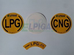 Nálepka LPG nebo CNG